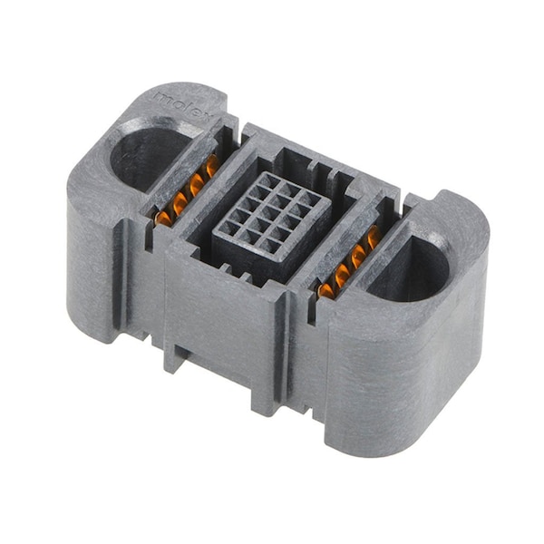Molex Extreme Guardian Vertical Receptacle Assembly With Guide Receivers, 1 Power Circuit, 15 Signal 2141140002 - main